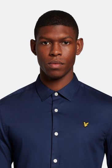 Lyle and scott slim fit shirt new arrivals