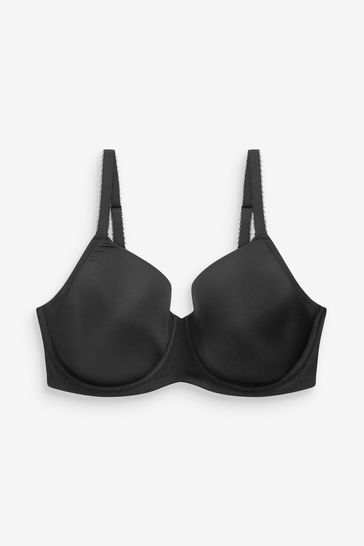 Buy Black/White/Nude DD+ Pad Full Cup Smoothing T-Shirt Bras 3
