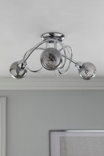 Buy Chrome Lana 3 Light Ceiling Light Fitting from the Next UK