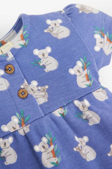 JoJo Maman B b Blue Koala Baby Dress Set