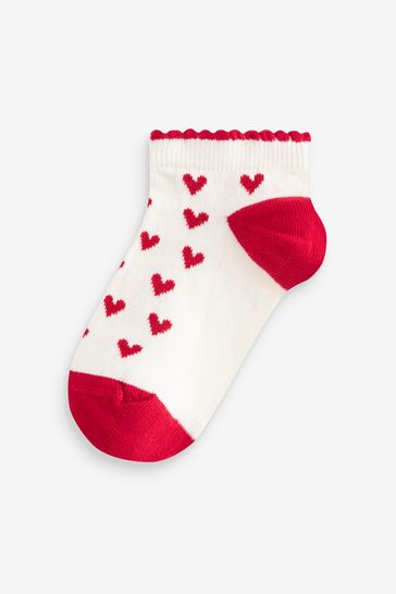 Red best sale trainer socks