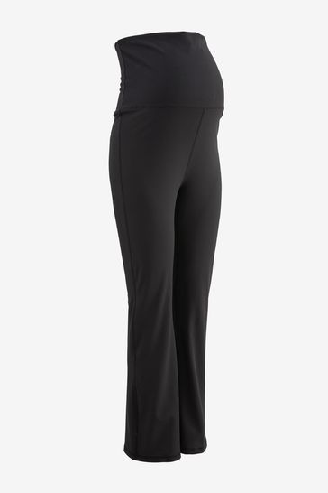 Buy Black Maternity Yoga Flare Leggings from Next Bahrain