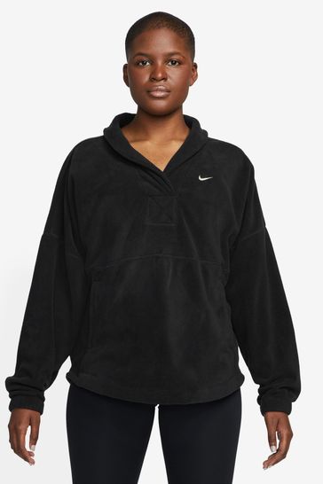 Sudadera cómoda negra Therma-FIT One de Nike