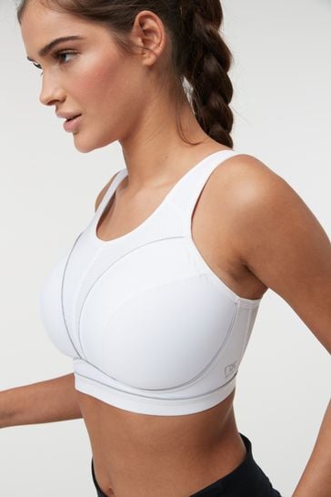 Buy White Next Active Sports High Impact Non Pad Bra from Next Croatia