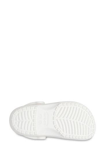 White crocs top size 4