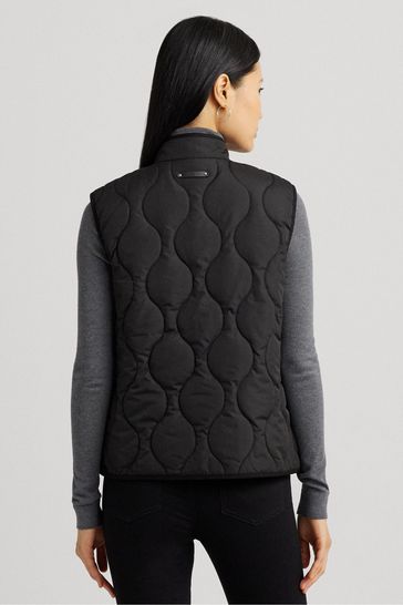 Buy Lauren Ralph Lauren Black Quilted Gilet from Next Luxembourg