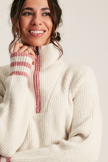 Joules half sales zip jumper