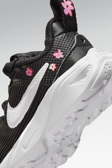 Nike black floral outlet trainers