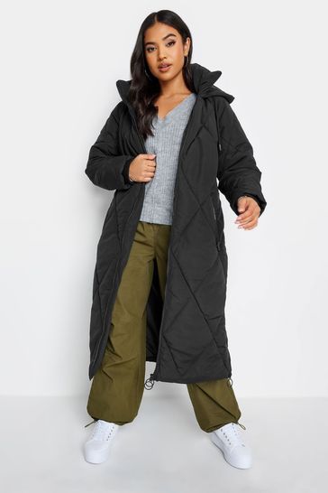 Petite black puffer coat 2025