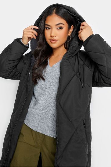 Petite black deals puffer jacket