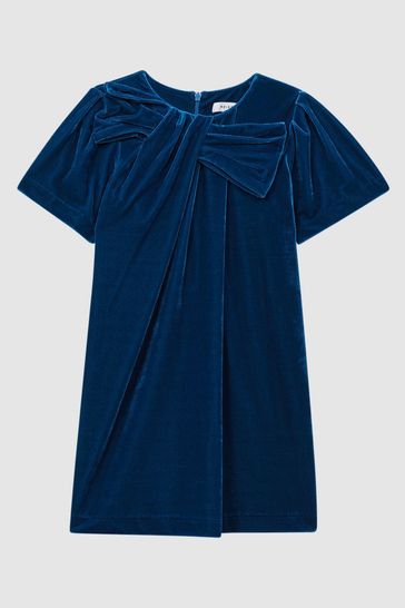 Next girls velvet dress top