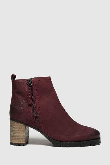 Red Or Dead Burgundy Ramp Nubuck Leather