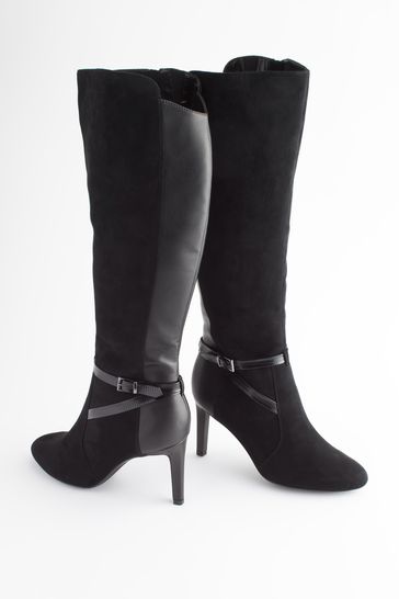 Next long boots wide fit sale
