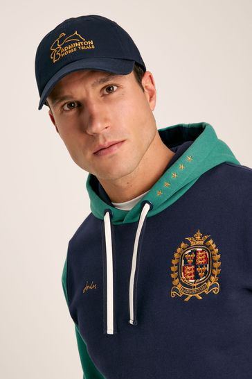 Joules Official Badminton Navy Embroidered Cap