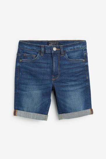 Buy Blue Regular Fit Denim Shorts 3 16yrs from Next Luxembourg
