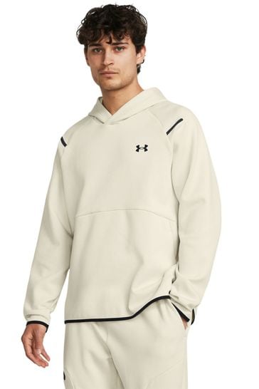 Buy Under Armour Cream Unstoppable Fleece Hoodie from Next USA
