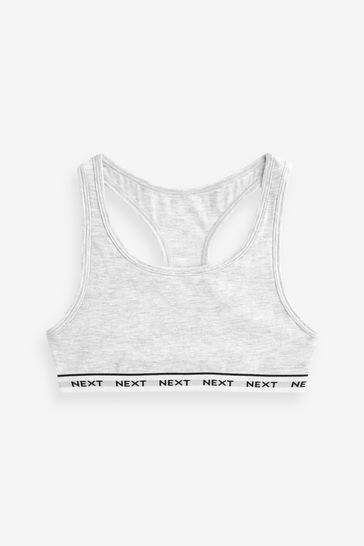 Off white racer back crop top best sale