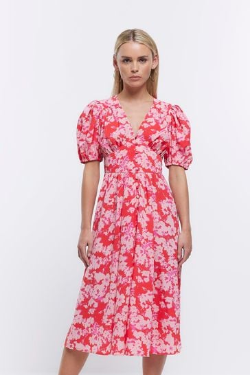 River island floral dress sale