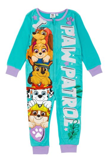 Vanilla Underground Blue Paw Patrol Fleece Kids Onesie