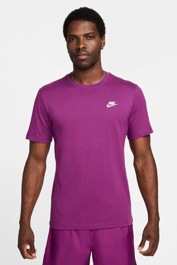Buy Nike Dark Purple 100 Cotton Club T Shirt from Next Ireland