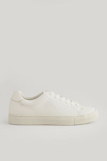 White store minimal trainers