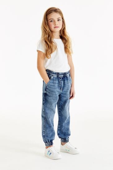 Blue Denim Joggers 3 16yrs