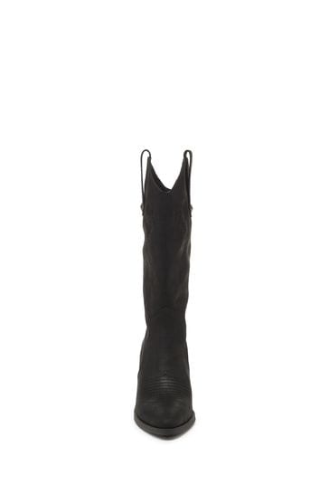 Rocket Dog Feria Roadie Fabric Black Western Boots