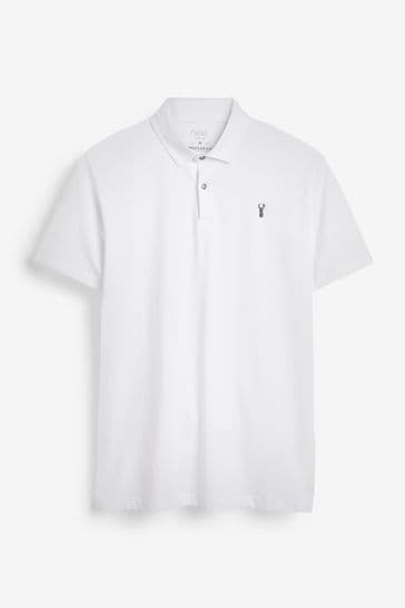 White jersey sales polo