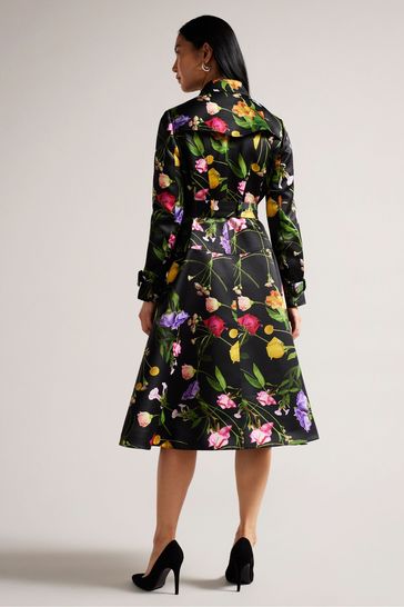 Ted baker floral coat top