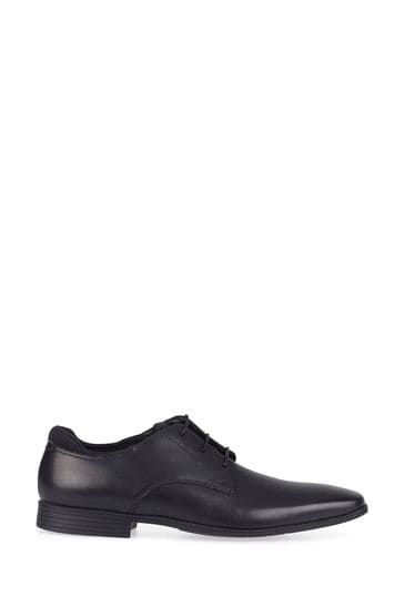 Start-Rite Black Leather Academy Smart School Shoes