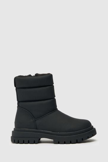 Buy Schuh Cosmic Quilt Black Boots from Next Singapore