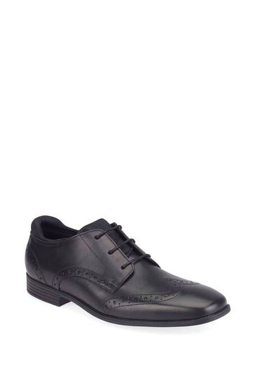 Next leather online school shoes