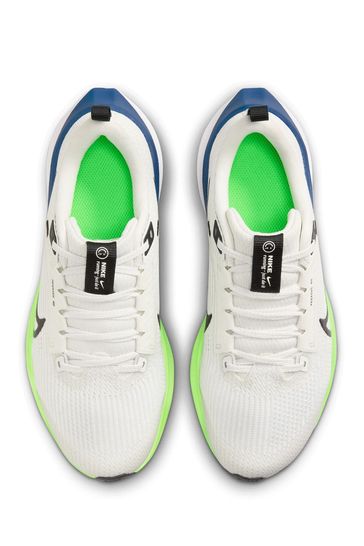 Buy Nike White Green Air Zoom Pegasus 40 Youth Running Trainers from Next Hungary