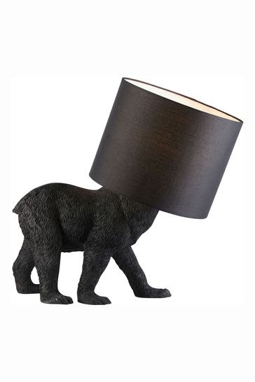 Gallery Home Boris Bear Black Table Lamp