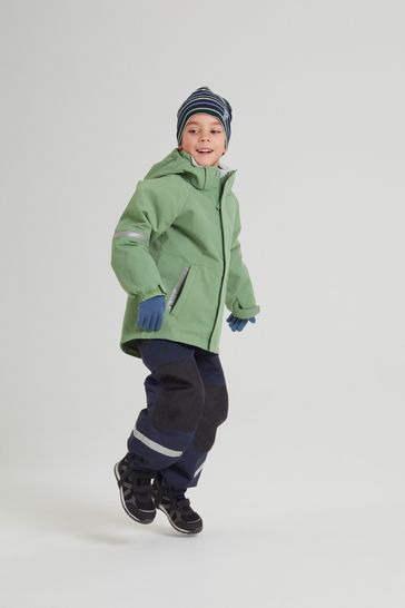 Polarn O. Pyret Green Waterproof Shell Jacket