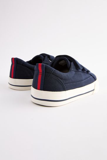 Buy Navy Blue Standard Fit F Strap Touch Fastening Shoes from
