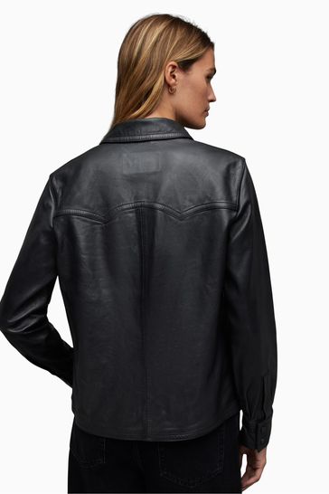 Allsaints new arrivals leather shirt