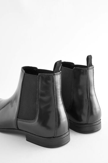 All leather outlet chelsea boots