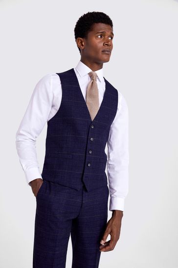 Next blue waistcoat top