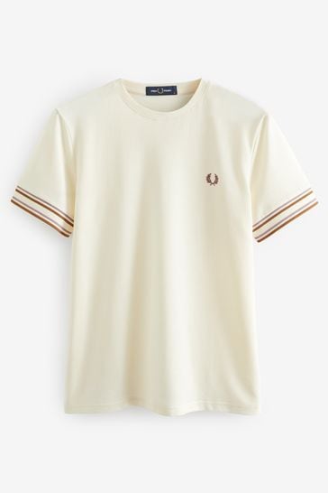 Fred Perry Bold Tipped Sleeve Pique T-Shirt
