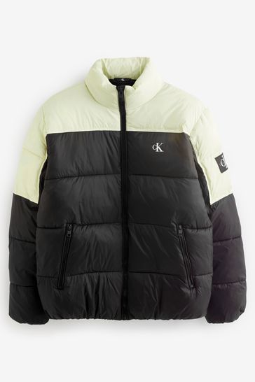 Non down puffer jacket top