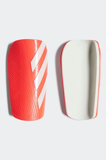 adidas Red/White Performance Tiro Club Shin Guards