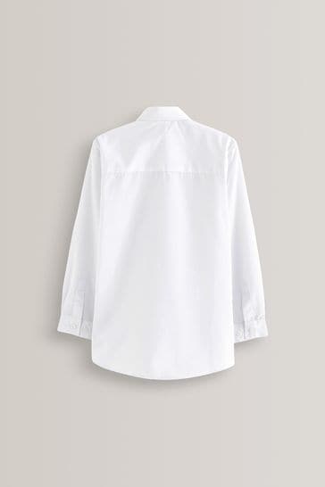 H&m white long sleeve shirt store
