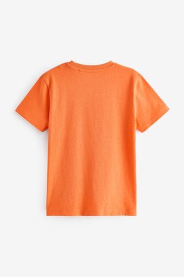 Bright orange best sale shirt