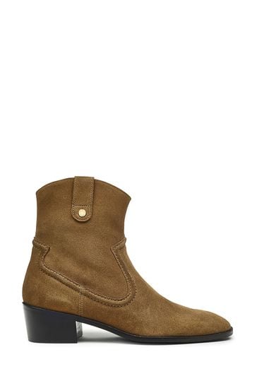 Radley Naturalb London Farrier Walk - Suede Western Boots