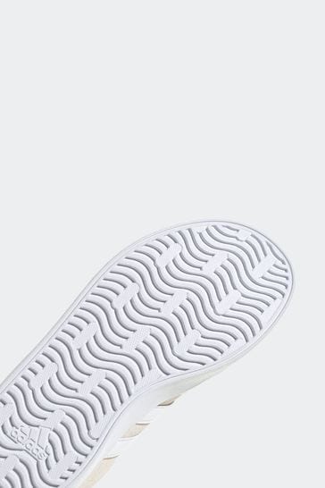 Adidas superstar top metallic kinderen beige