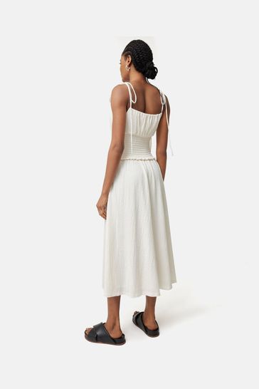 Jigsaw top white dress