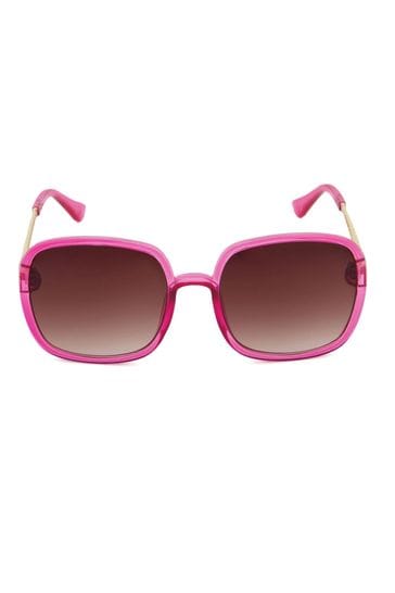 Dune London Pink Glamour Retro Square Glasses