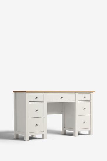 Chalk White Malvern Paint Effect Storage Console Dressing Table