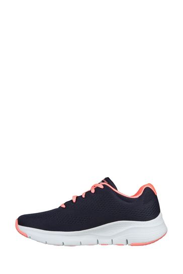 Skechers ladies hot sale blue trainers